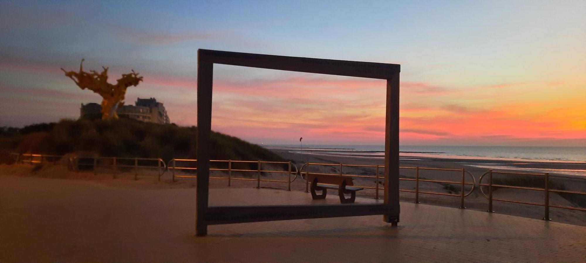 Beachstudio Westende With Sea View ミデルケルケ エクステリア 写真